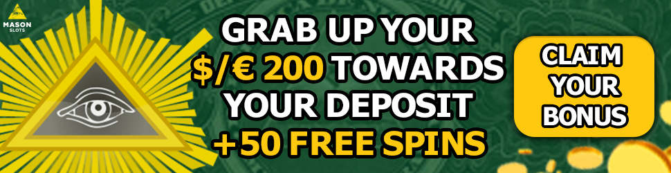MASON Slots Casino Welcome bonus